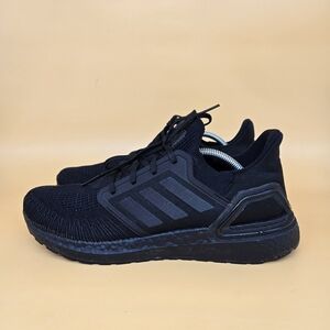 adidas Ultra Boost 20 Triple Black Men's Running Shoes Size 11.5
